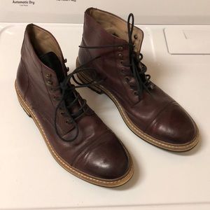 1901 Chukka Boot Burgundy Lace-up Sz 11.5 Mens